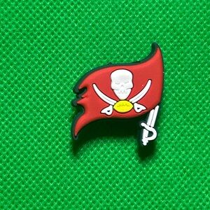 🌼 (5/$10 or 10/$15) NEW “NFL”  Croc Charm Collection Tampa Bay Buccaneers